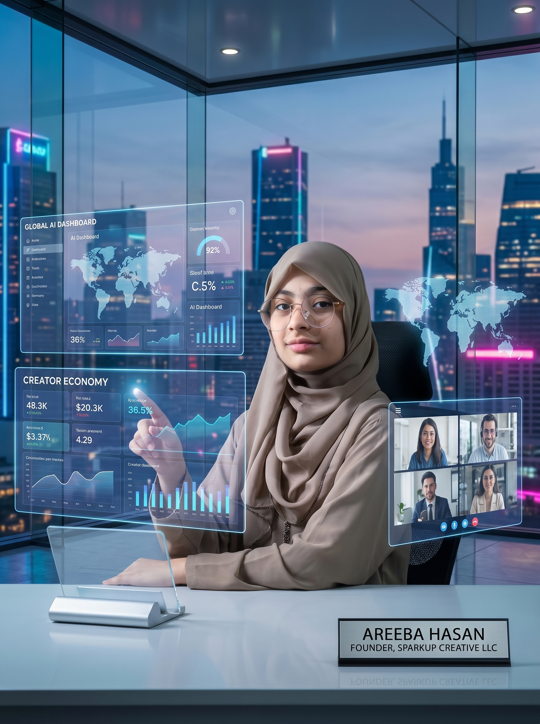 Areeba Hasan — Founder SparkUp Creative LLC